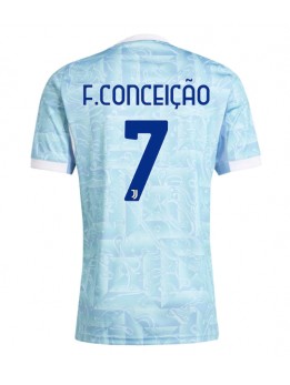 Juventus Francisco Conceicao #7 Replika Borta Kläder 2025-26 Kortärmad
